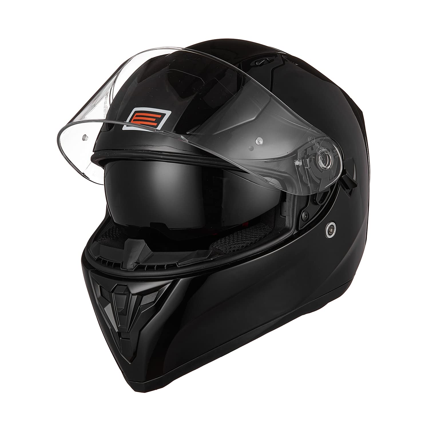 ORIGINE Integral-Helm Full-Face Motorrad-Helm ECE 22.05 mit Visier (SOLID MATT Black, L) von ORIGINE