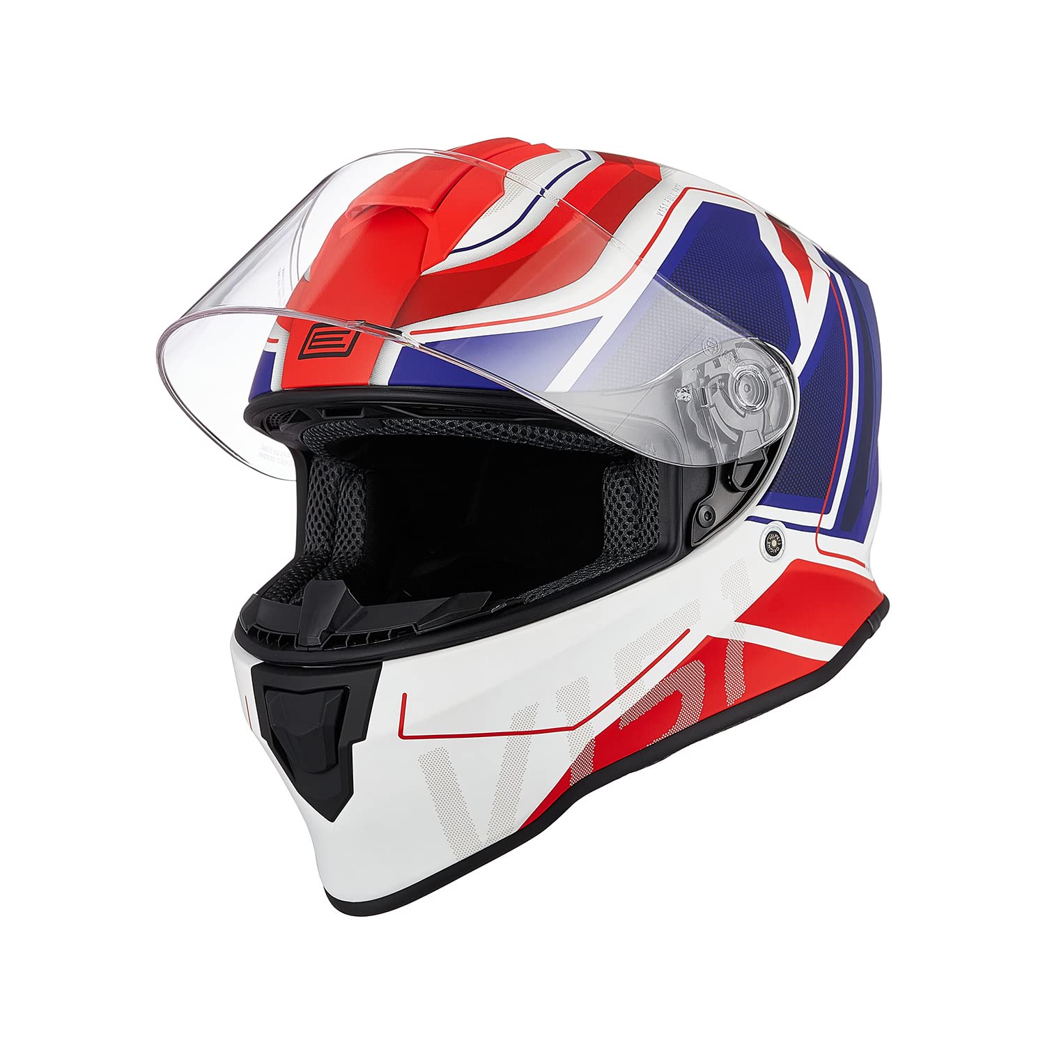 ORIGINE Integralhelm Motorradhelm mit Belüftung ECE Zertifizierung (Galaxi Blue-red-White MATT,XL) von ORIGINE