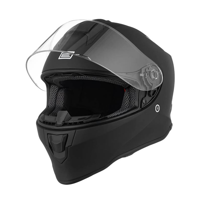 ORIGINE Integralhelm Motorradhelm mit Belüftung ECE Zertifizierung (SOLID MATT Black,XL) von ORIGINE