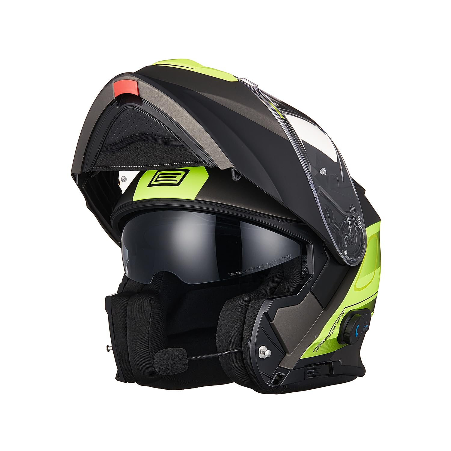 ORIGINE Motorradhelm Bluetooth Klapphelm Integralhelm Mit Doppelvisier ECE 2206 von ORIGINE