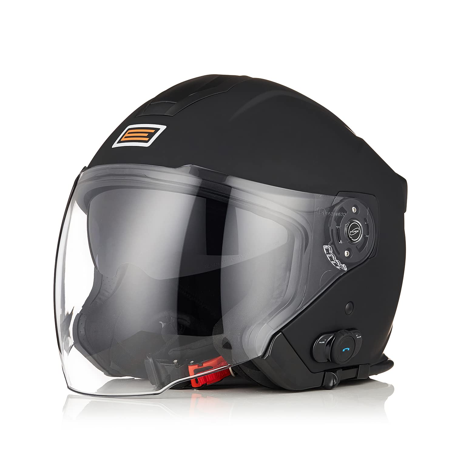 ORIGINE Motorradhelm Jethelm Roller Helm Bluetooth ECE Mit Doppel Visier von ORIGINE