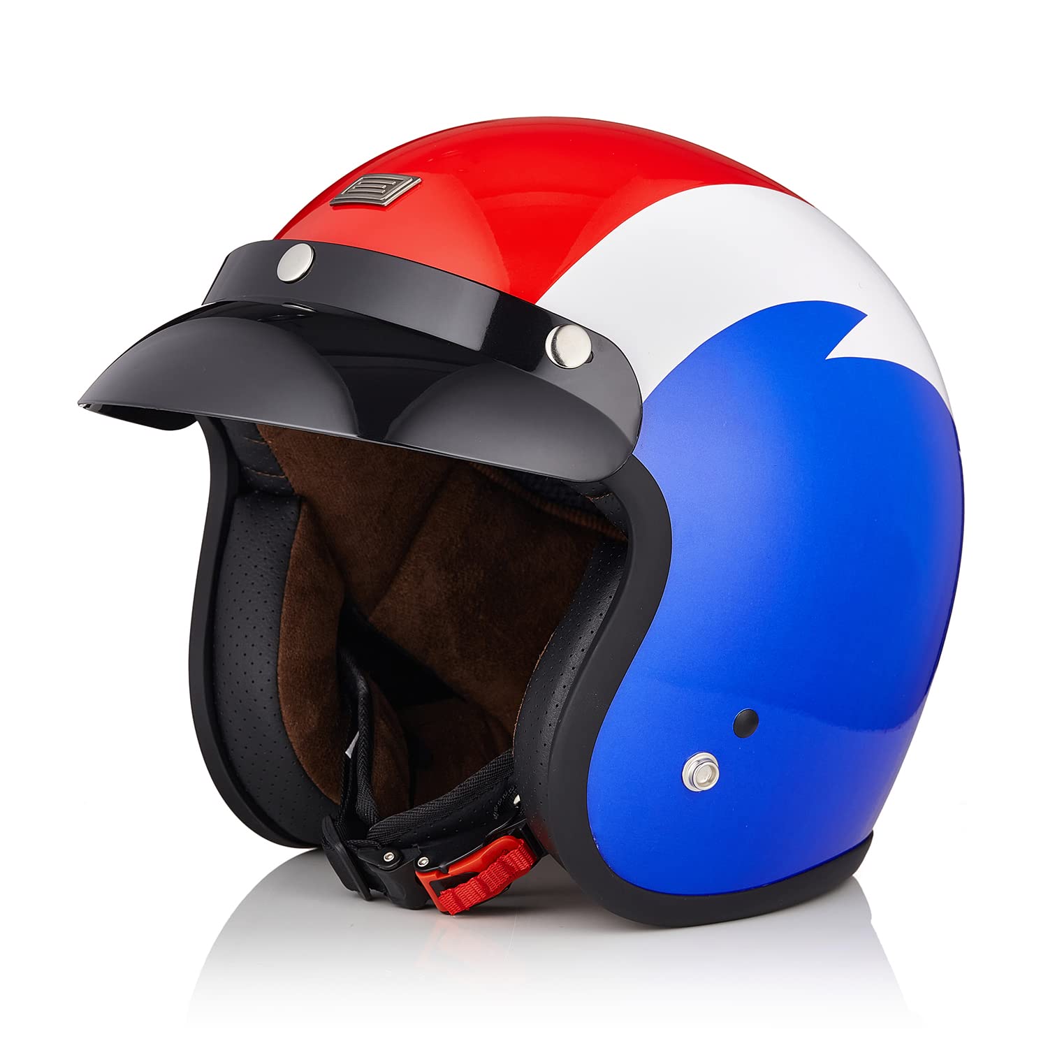 ORIGINE Offener Motorrad Jethelm ECE Zugelassener Roller Helm mit Sonnenblende von ORIGINE