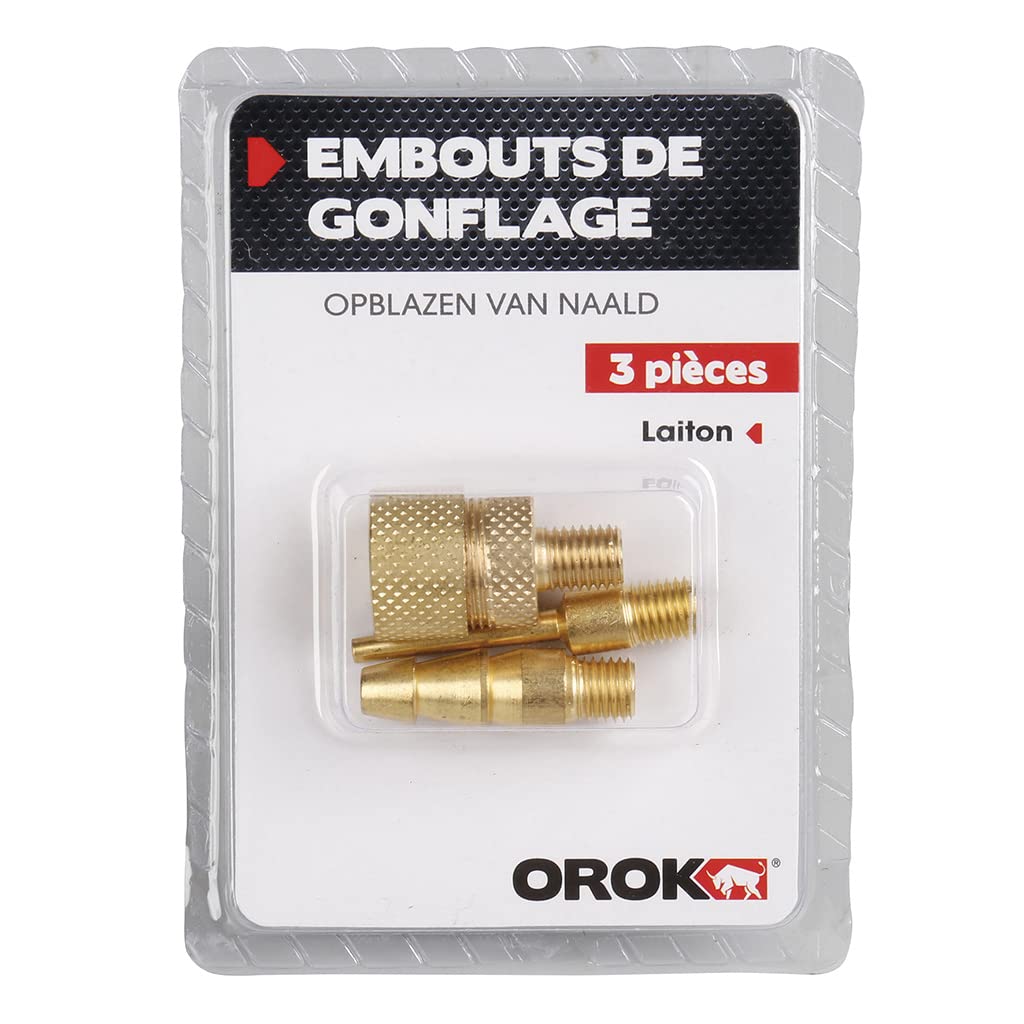 Turbocar OROK Lot de 3 Embouts de gonflage - En laiton von OROK