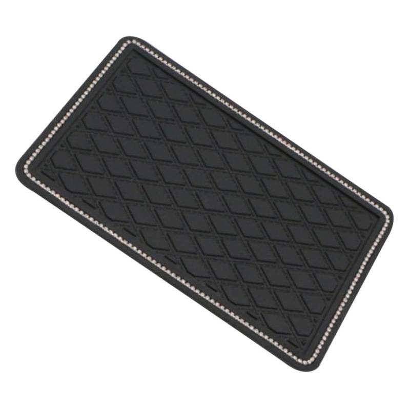 OSALADI 1 Stück Antimatte für Auto Fahrzeug Telefonmatte Auto Handy pad Handy-Pad für Fahrzeuge Fahrzeug-Handy-Matte Auto Zelle pad Anti-Pad Auto-Armaturenbrett rutschfeste Matte Black von OSALADI