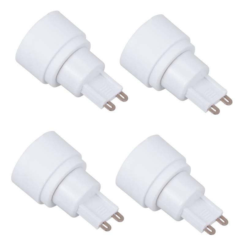 OSALADI 4 Stück G9 Bis E14 Lampenfassung Konverter Kronleuchter Led-pendelleuchte Led-glühbirne Lampe Lampe Adapter Led-lichtadapter Lampenadapter G9-auf-e14-basisadapter Geäst Zubehör von OSALADI