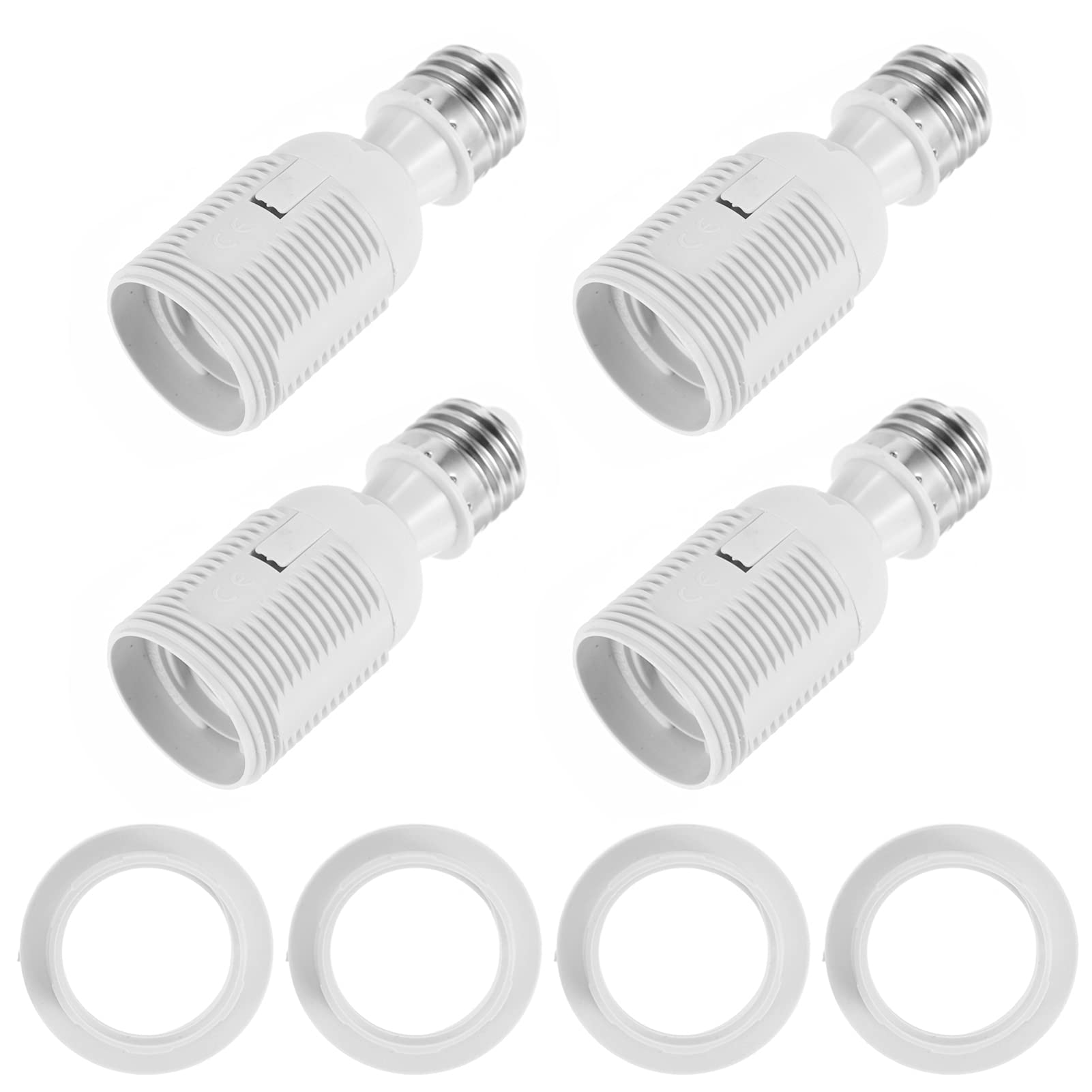 OSALADI E27 Lampenfassung Konverter PE Socket Extender Für Lampenschirme Adapter Für Verschiedene Leuchten von OSALADI