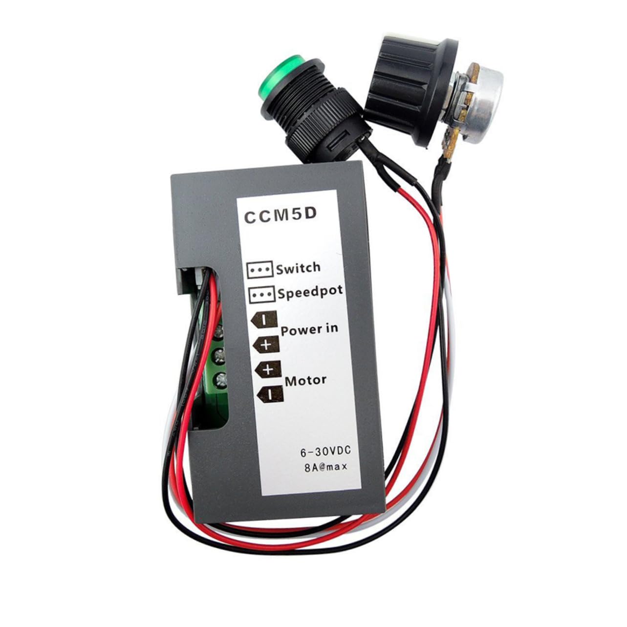 OSALADI PWM Stufenloser Motor Controller Mit Digitalanzeige 6V 12V 24V DC Motor Regler Für Präzise Geschwindigkeitskontrolle Kompakter Steuerschalter Für Anwendungen von OSALADI