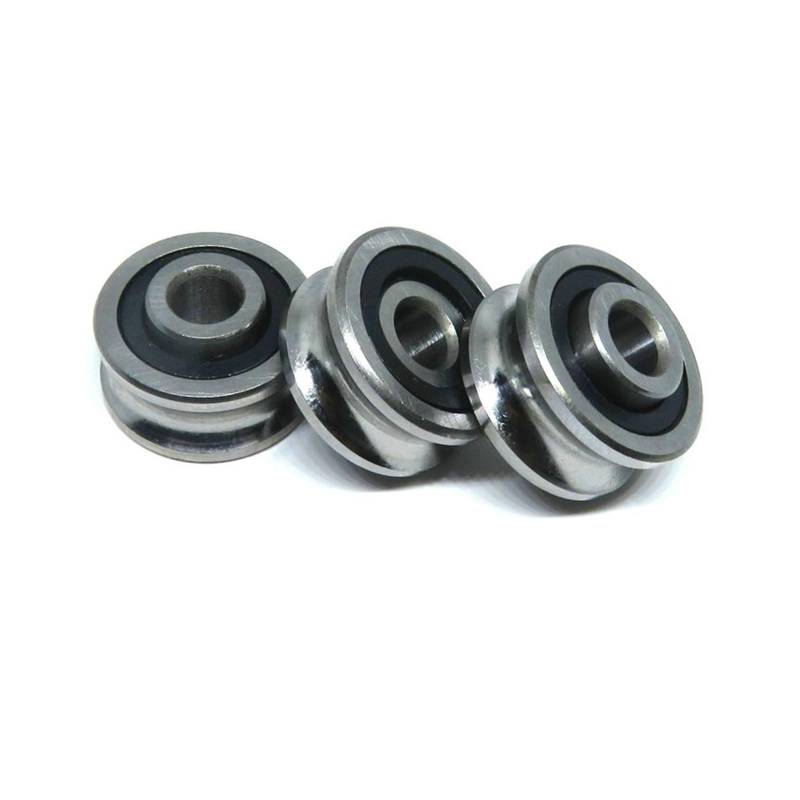 1pcs 5x17x8 SG15 Double Row U Groove Ball Bearings 5 * 17 * 8 CO2 Engraving Cutting Machine Guide Bearing OSBCMZGE von OSBCMZGE