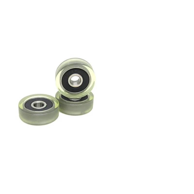 1pcs OD 24 mm PU Flat Type Coated Wheels 6x24x8 mm PU62624-8 Bearing Guide Wheel OSBCMZGE(PU600032-10 10x32x10) von OSBCMZGE