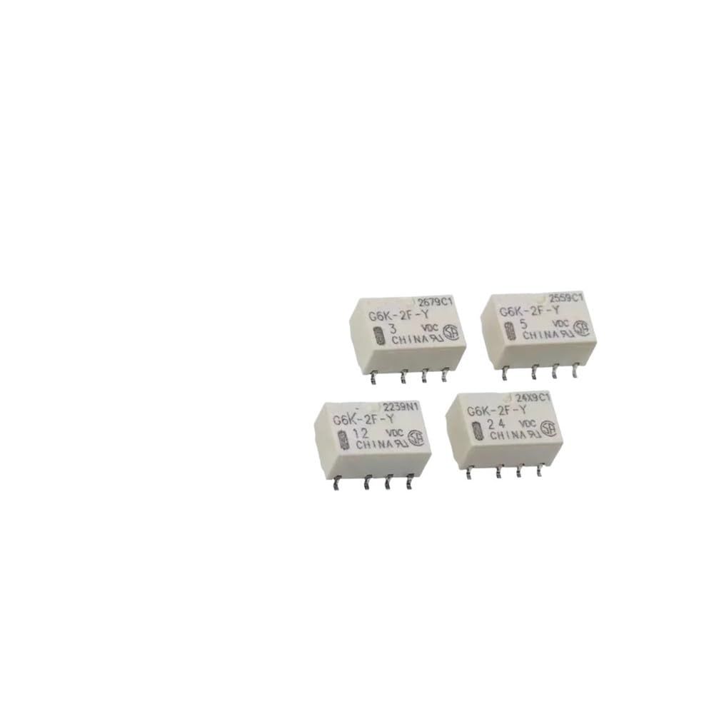 G6K-2F-Y-3VDC G6K-2F-Y-5VDC G6K-2F-Y-12VDC G6K-2F-Y-24VDC two-open two-close 1A 8-pin patch signal relay OSBCMZGE(5PCS G6K-2F-Y-3VDC) von OSBCMZGE