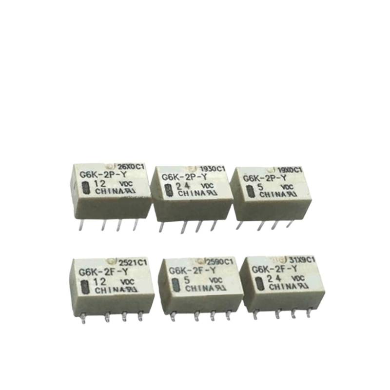 Patch signal relay G6K-2F-Y-5VDC G6K-2F-Y-12VDC G6K-2F-Y-24VDC G6K-2P-Y-5VDC G6K-2P-Y-12VDC G6K-2P-Y-24VDC OSBCMZGE(G6K-2F-Y-5VDC,Taglia unica) von OSBCMZGE