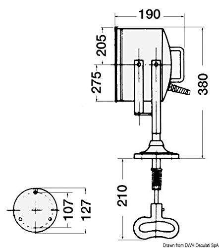 DHR Suchscheinwerfer, Profi-Modell 8 von OSCULATI