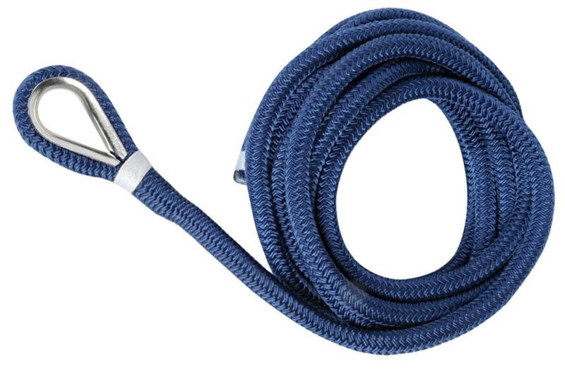 Osculati Blaue Festmacherleine, gespleißt 10 mm x 6 m von OSCULATI