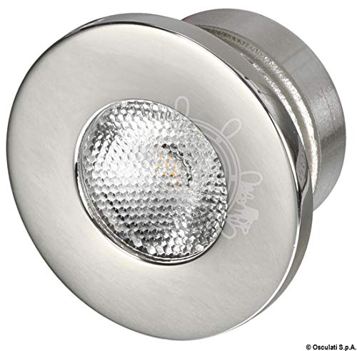 Osculati LED-Einbau-Orientierungslicht, weiß 12/24V 3W von OSCULATI