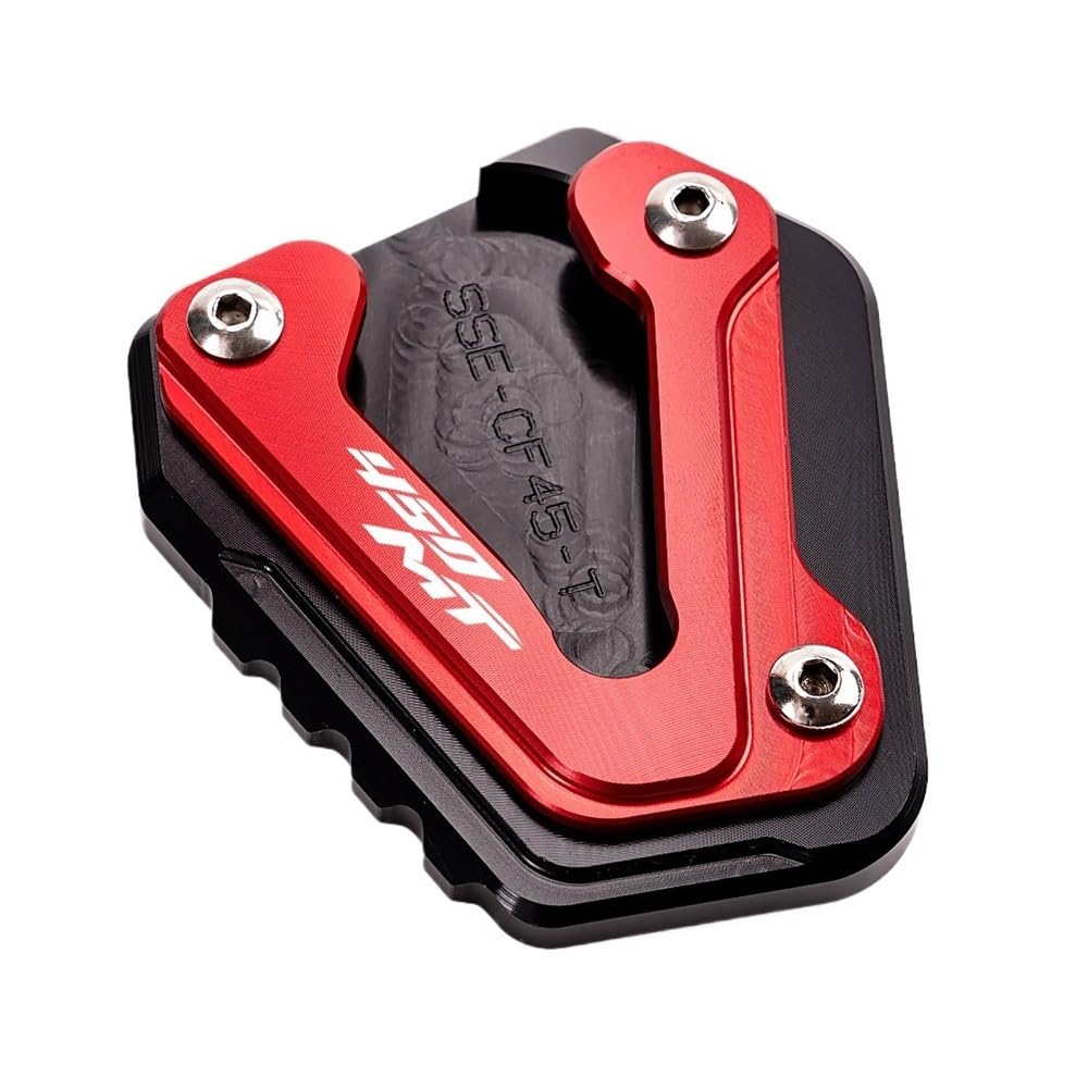 Motorrad Kickstand Fuß Seitenständer Für CFMOTO 450MT MT450 CF 2024 2025 Motorräder Zubehör Ventil Kappen Seite Stehen Fuß Enlarger Pad Ständer Verlängerung 450 M von OSNFTXPED