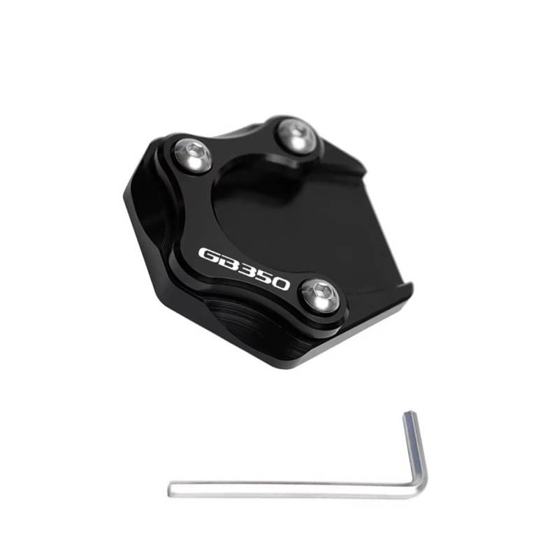 Motorrad Kickstand Fuß Seitenständer Für GB350 GB350C GB350S 2021-2024 Motorrad Kickstand Fuß Seite Stehen Verlängerung Pad Unterstützung Platte Vergrößern Stehen von OSNFTXPED