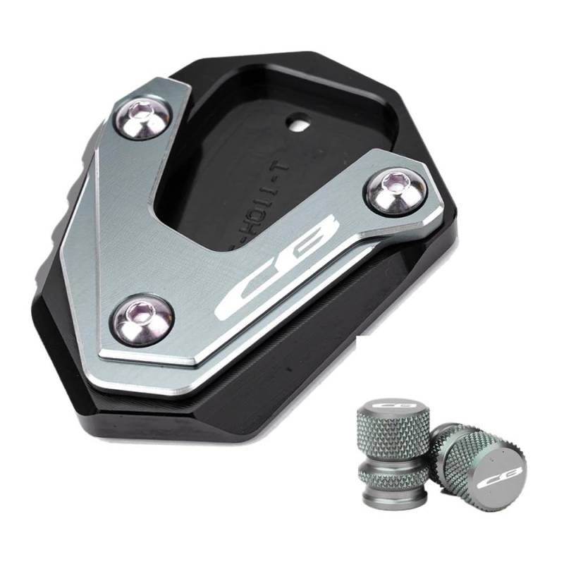 Motorrad Kickstand Fuß Seitenständer Für Ho&nda CB500X CB650R CB500F CB125R CB300R CB400X CB 500X 650R Motorrad Ständer Fuß Seite Stehen Enlarger Pad Ventil Kappen von OSNFTXPED