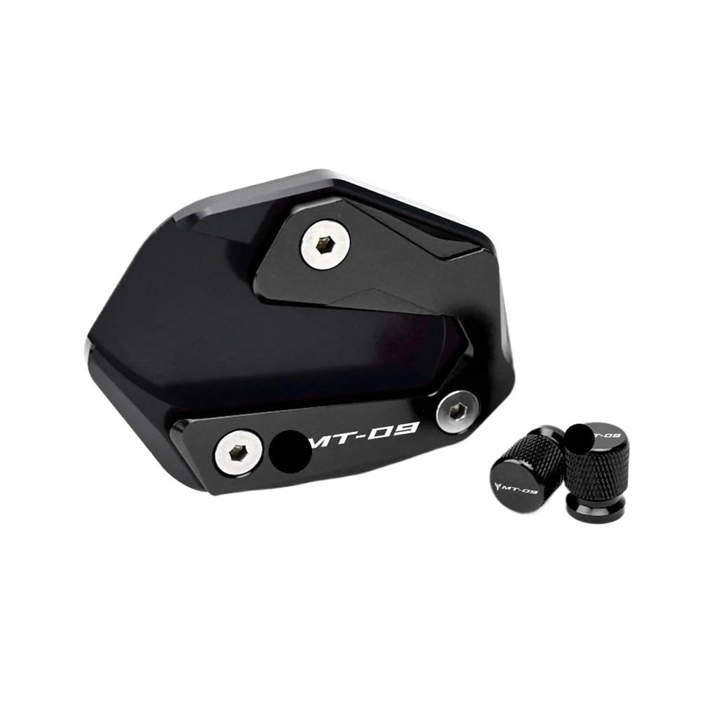 Motorrad Kickstand Fuß Seitenständer Für Ya&maha MT09 MT 09 MT-09 SP FZ09 Für Tracer 900GT 2015-2023 Motorrad Kickstand Fuß Seitenständer Enlarger Pad & Reifen von OSNFTXPED