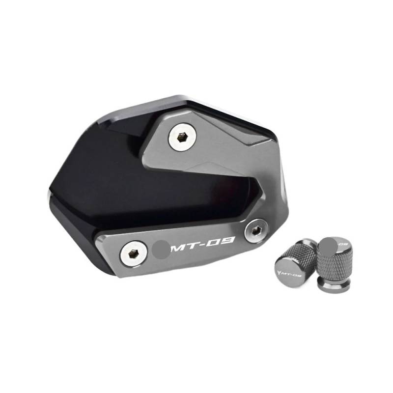 Motorrad Kickstand Fuß Seitenständer Für Ya&maha MT09 MT 09 MT-09 SP FZ09 Für Tracer 900GT 2015-2023 Motorrad Kickstand Fuß Seitenständer Enlarger Pad & Reifen von OSNFTXPED