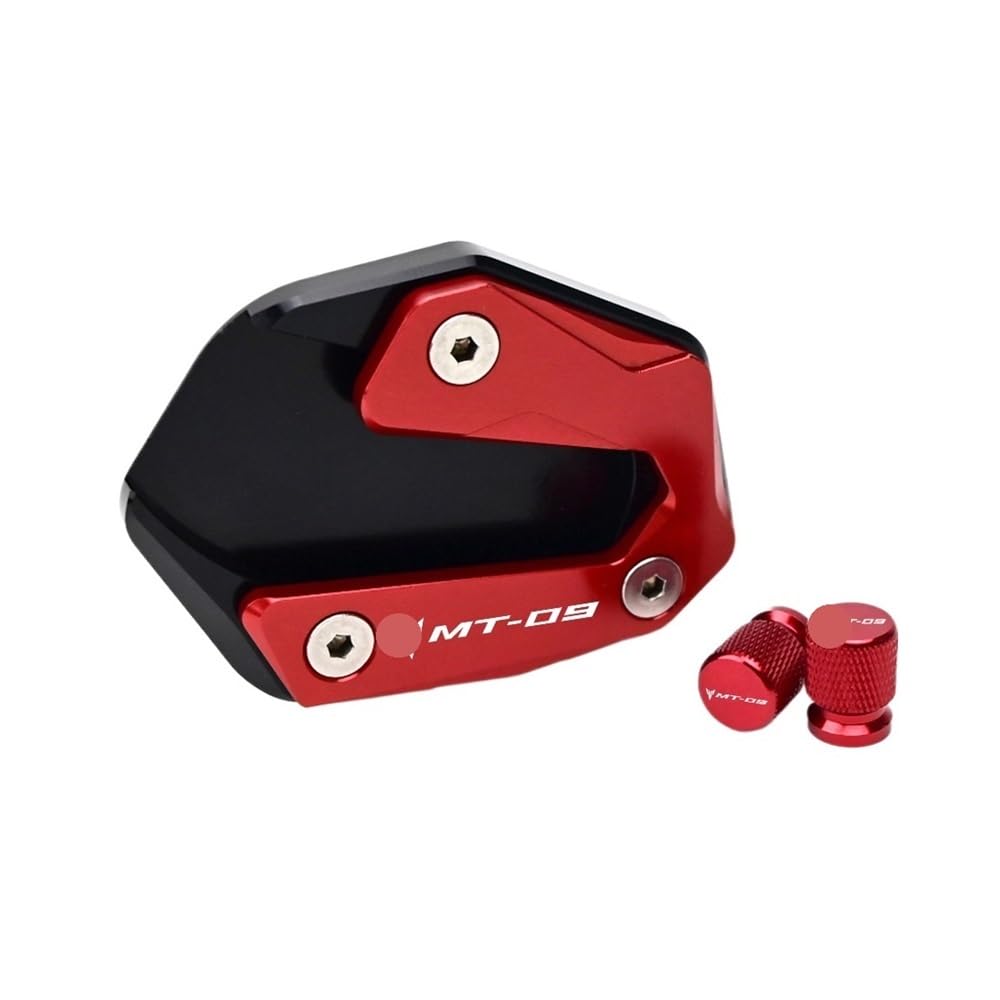 Motorrad Kickstand Fuß Seitenständer Für Ya&maha MT09 MT 09 MT-09 SP FZ09 Für Tracer 900GT 2015-2023 Motorrad Kickstand Fuß Seitenständer Enlarger Pad & Reifen von OSNFTXPED