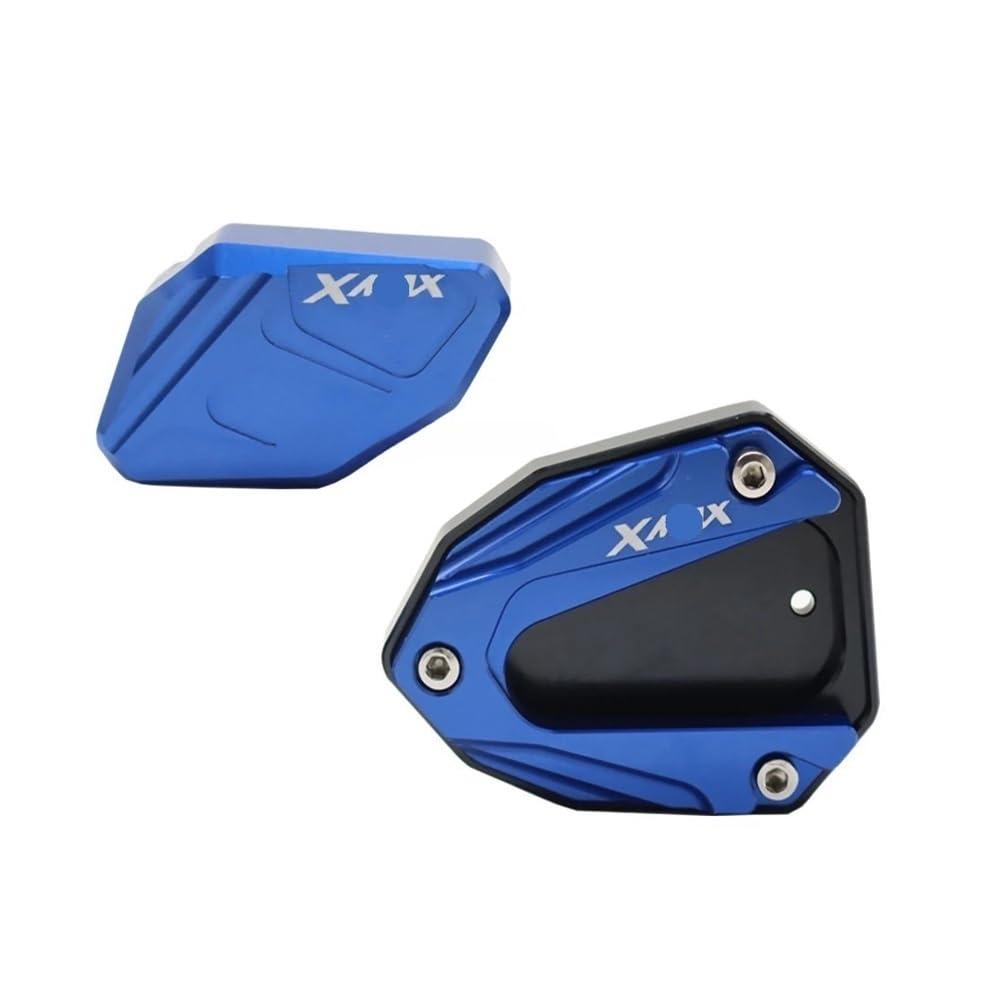 Motorrad Kickstand Fuß Seitenständer Für Ya&maha XMAX300 Xmax 300 X-MAX 300 X-MAX300 2023 Motorrad Ständer Fuß Seite Stehen Verlängerung Pad Unterstützung Platte von OSNFTXPED