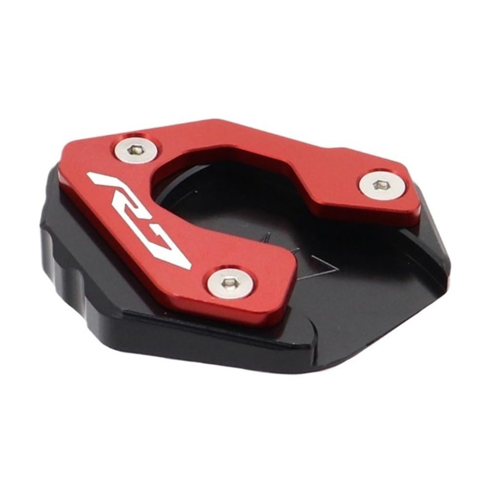 Motorrad Kickstand Fuß Seitenständer Motorrad Seite Stehen Verlängerung Pad Fuß Ständer Enlarger Unterstützung Platte Zubehör Für Ya&maha YZF-R7 YZFR7 YZF R7 2021-2023 von OSNFTXPED