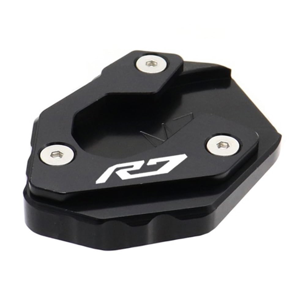 Motorrad Kickstand Fuß Seitenständer Motorrad Seite Stehen Verlängerung Pad Fuß Ständer Enlarger Unterstützung Platte Zubehör Für Ya&maha YZF-R7 YZFR7 YZF R7 2021-2023 von OSNFTXPED