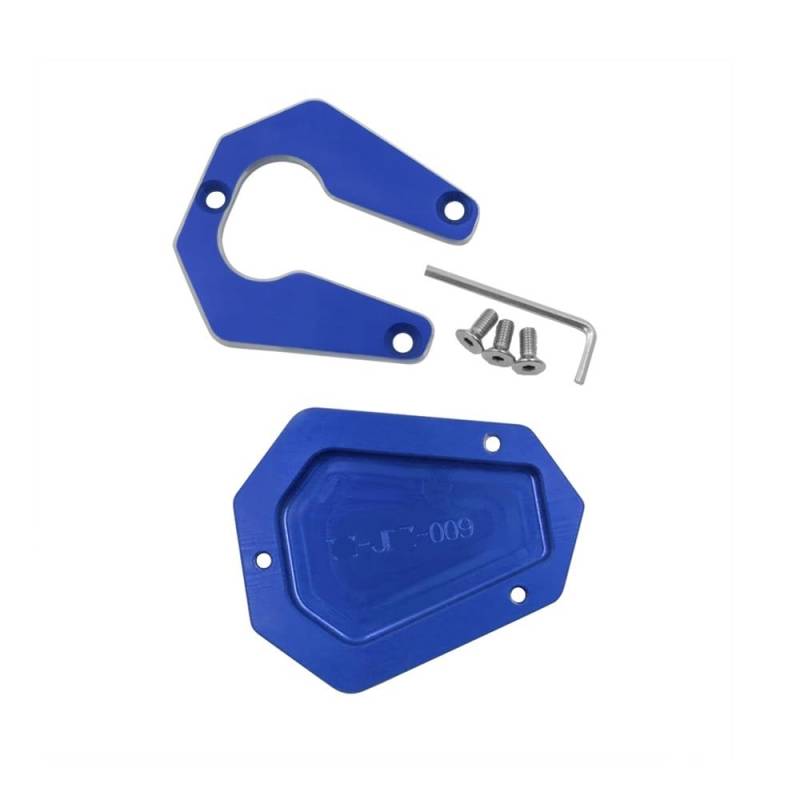 Motorrad Kickstand Fuß Seitenständer Motorrad Ständer Verlängerung Platte Fuß Seite Stehen Enlarger Pad Unterstützung Platte Für BE&Nelli TRK502X 752S BN600 BJ600 502C von OSNFTXPED