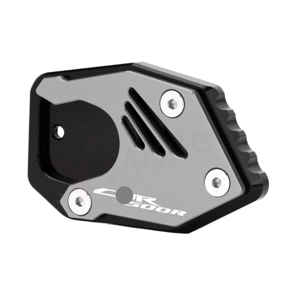 Motorrad Kickstand Fuß Seitenständer Motorrad Zubehör Für Ho&nda CBR500R CBR 500R 500 R 2013-2020 Seite Stehen Pad Platte Ständer Enlarger Unterstützung Erweiterung von OSNFTXPED