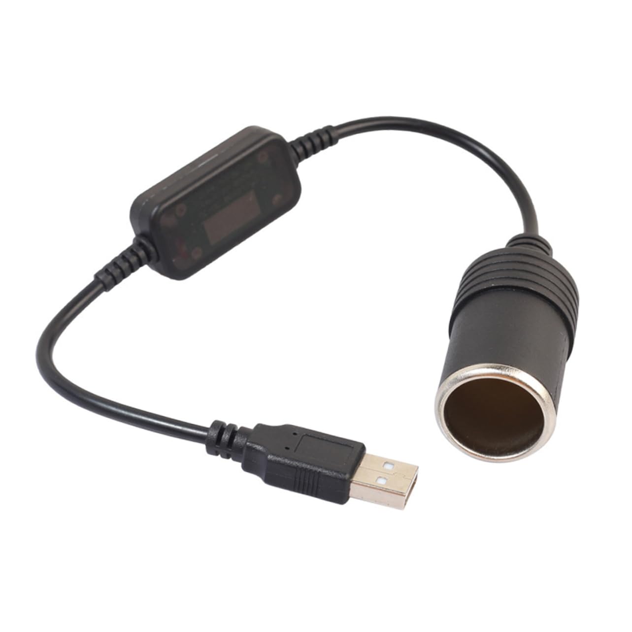 Boost-Zigarettenanzünder Universeller Reiseadapter multi Auslauf tragbar zigarettenanzünder adapter Automatischer USB-Adapter leichter Adapter leichter Konverter Kupfer Black OSOLADY von OSOLADY