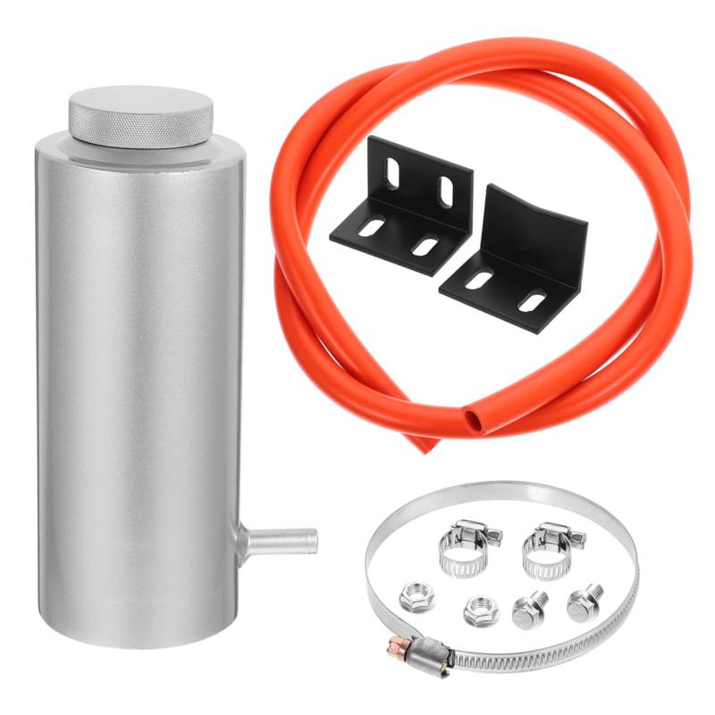 OSOLADY 1 Satz Automodifikationszubehör Bausatz Tragbarer Luftkompressor Krüge Tassen Pumpe Klopfen Flasche Diffusor Messgerät Kühler Boot Auspuff Trichter Gas Spender Usb Aluminium Silver von OSOLADY