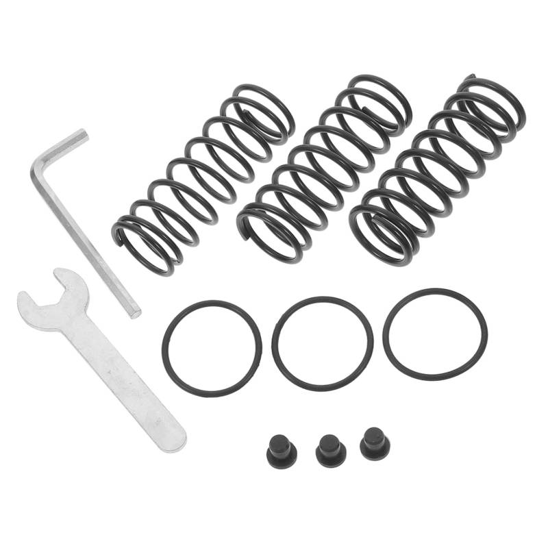 OSOLADY 1 Satz Autosimulator-Kit Ventilfederspanner Pedalbelag Bremse Kupplung Automatten Kompressor Veranstalter Quad Gummis Unterlage reise zubehör auto pedale Rennsimulator Eisen Black von OSOLADY