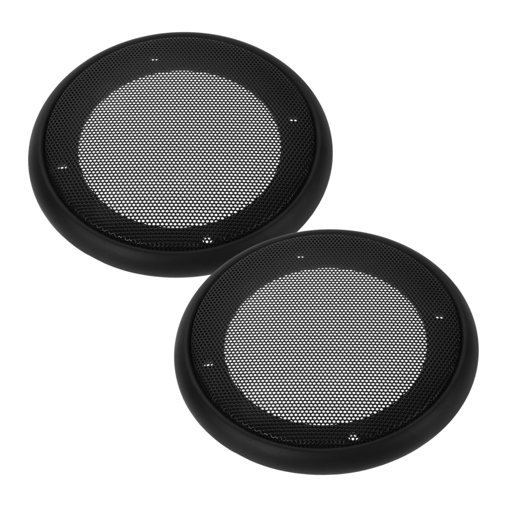 OSOLADY 2 Stück 4 Car-audio-gitter Lautsprecherabdeckungen Lautsprechergitterabdeckung Subwoofer-netz Lautsprecher-schallwände Lautsprecherschutzabdeckung Subwoofer-grill Black Plastik von OSOLADY