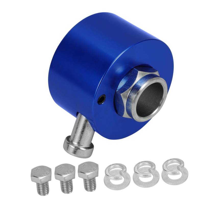 OSOLADY Lenkrad-Schnellspanner Regler Adapter Lenkung Gang Knöpfe Lenkrad mit Schnellspanner Autoteil Lenkradnabe Modifikation des Lenkradgeräts auto versorgung Aluminiumlegierung Blue von OSOLADY