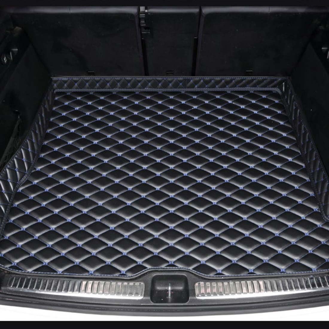 Maßgeschneiderte Kofferraummatten für Audi A4 B9 2017-2022, wasserdicht, Kratzfest, rutschfest, Schutzabdeckung, Autozubehör für den Innenbereich,C von OSTREY