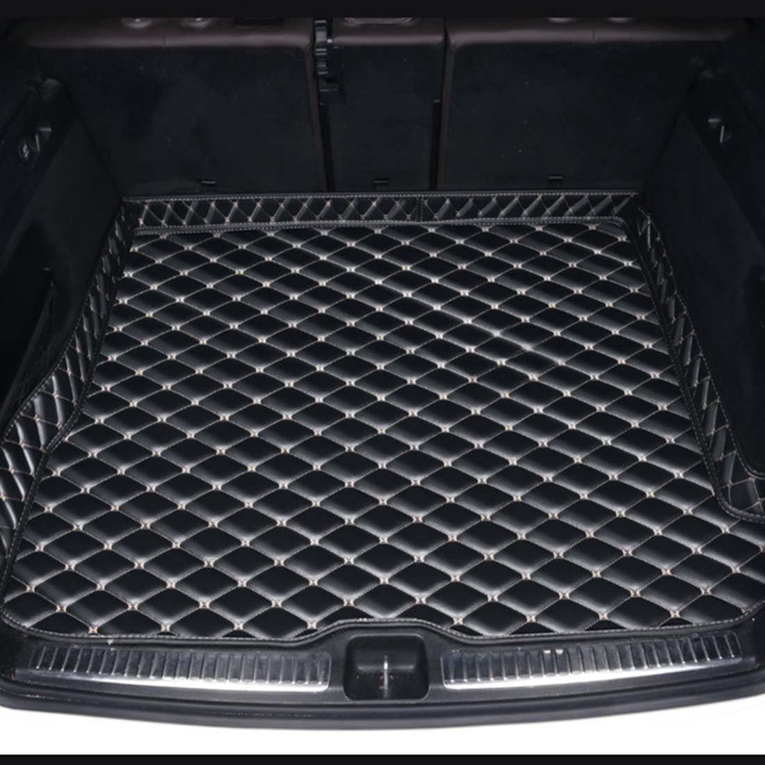 Maßgeschneiderte Kofferraummatten für Ford Edge 7Seat 2015-2022, wasserdicht, Kratzfest, rutschfest, Schutzabdeckung, Autozubehör für den Innenbereich,G von OSTREY