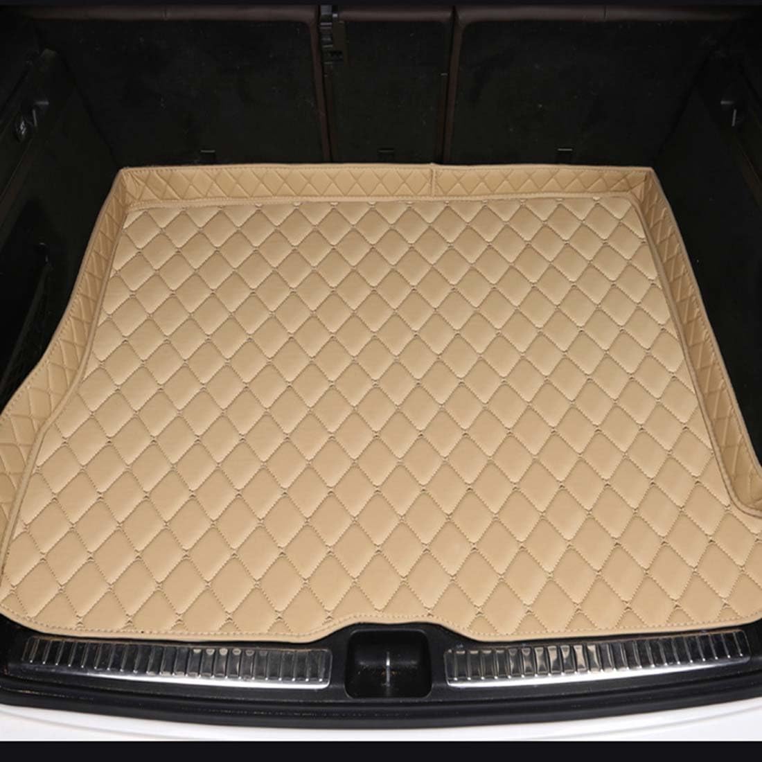 Maßgeschneiderte Kofferraummatten für VW Golf 7 2014-2020, wasserdicht, Kratzfest, rutschfest, Schutzabdeckung, Autozubehör für den Innenbereich,A von OSTREY