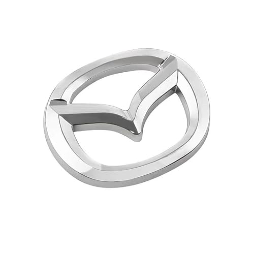 Auto Emblem für Mazda CX-30 2019-2023, Badge Autoaufkleber Logo Lenkrad Trunk Motorhaube Selbstklebende Kompatibel ABS Zubehör,A von OSWINT