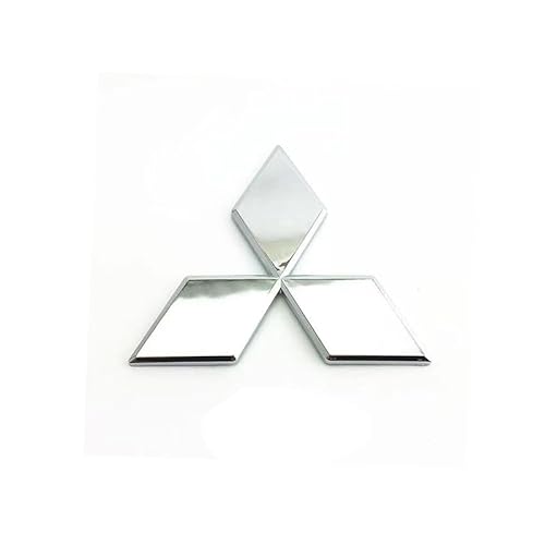 Auto Emblem für Mitsubishi Space Star 2013-2019, Badge Autoaufkleber Logo Lenkrad Trunk Motorhaube Selbstklebende Kompatibel ABS Zubehör,C-M von OSWINT