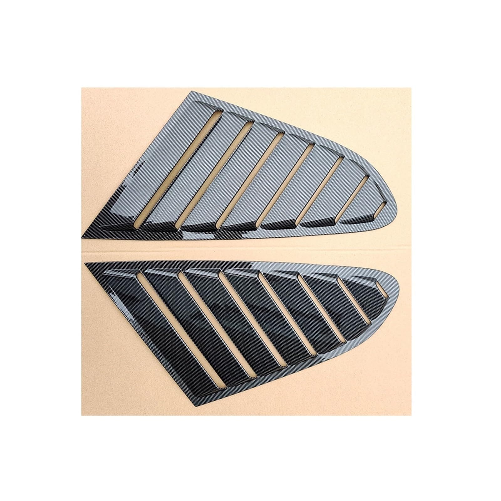 OTBEHUWJ Für A-UDI A5 4-Türer Limousine 2008-2012 2013 2014 2015 Auto Seite Fenster Air Vent Einlass Dekoration Trimmt Auto Zubehör Auto Heckspoiler(Carbon Texture) von OTBEHUWJ