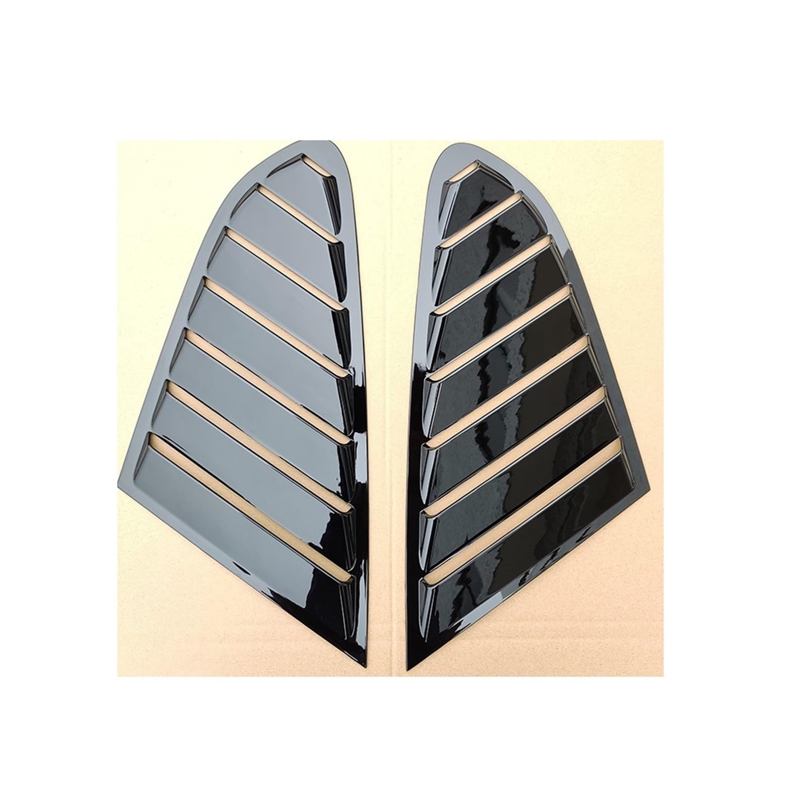 OTBEHUWJ Für A-UDI A5 4-Türer Limousine 2008-2012 2013 2014 2015 Auto Seite Fenster Air Vent Einlass Dekoration Trimmt Auto Zubehör Auto Heckspoiler(Schwarz) von OTBEHUWJ