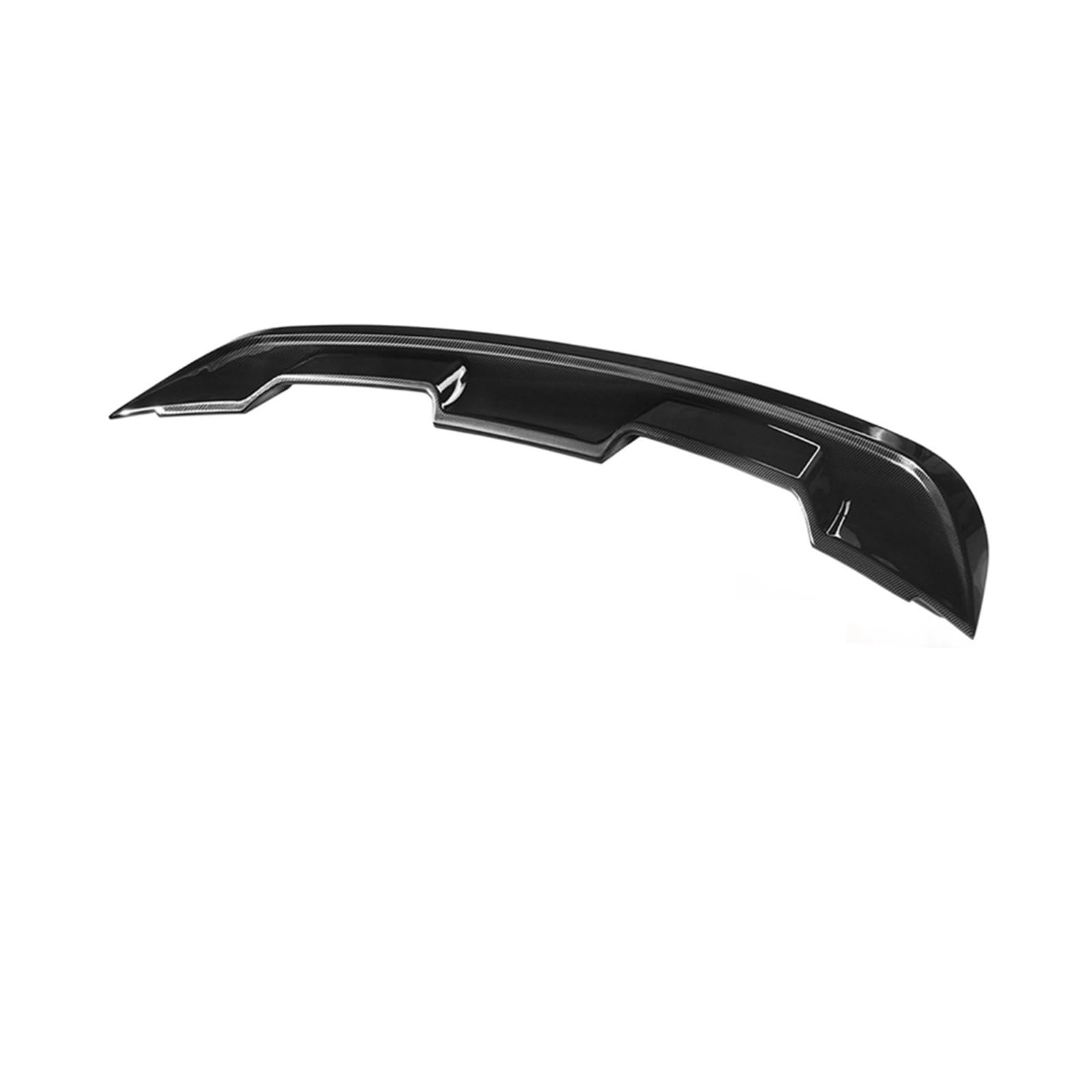 OTBEHUWJ Für F&ord Für Mustang Spoiler 2015-2021 Hinten Stamm Spoiler Hinten Dach Spoiler Flügel Stamm Lip Boot Abdeckung Auto Styling Auto Heckspoiler(Carbon Texture) von OTBEHUWJ