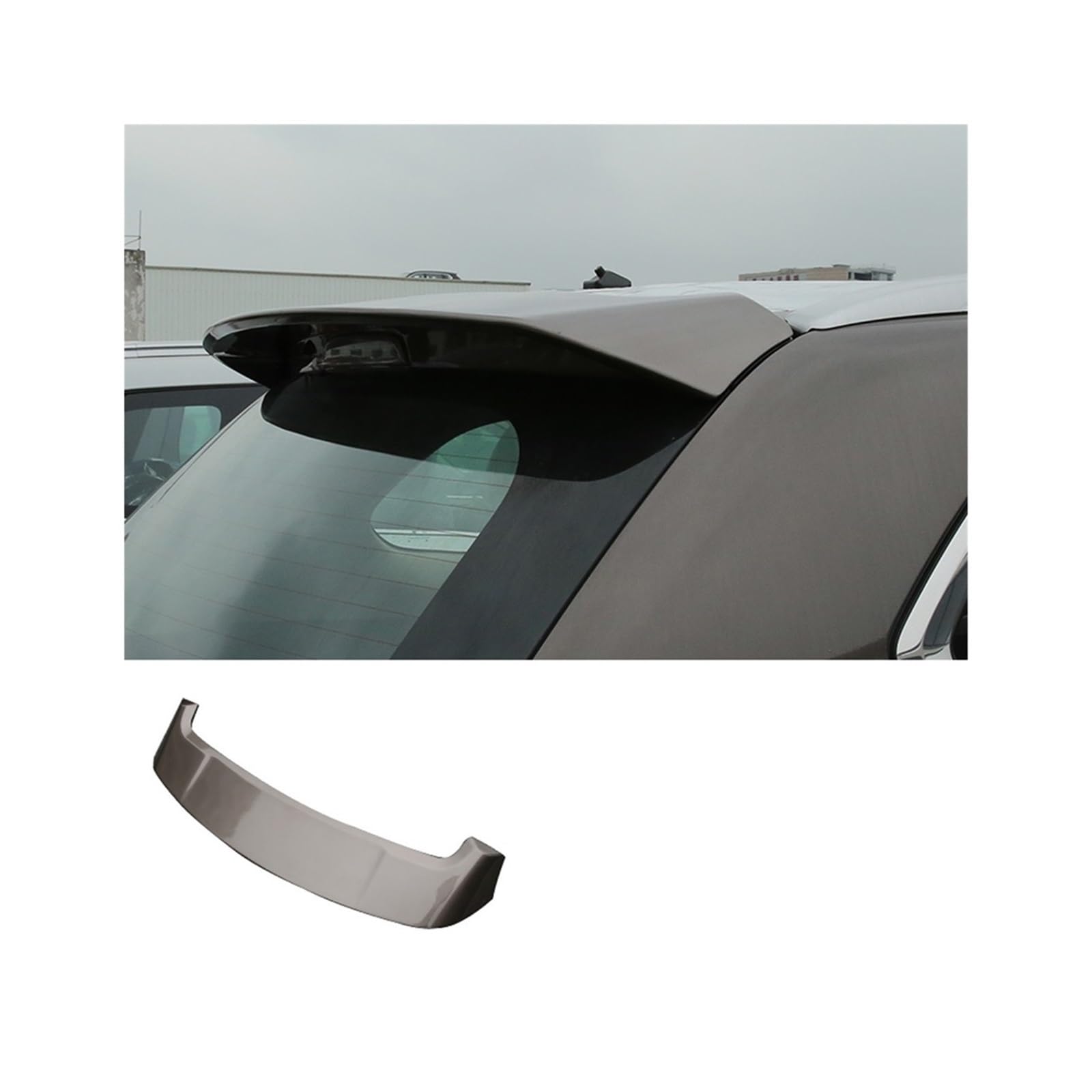 OTBEHUWJ Für Mitsubishi Für Outlander 2013 2014 2015 2016 2017 2018 2019 2020 Hinten Stamm Spoiler Auto Schwanz Flügel Dekoration Heckspoiler Auto Heckspoiler(Braun) von OTBEHUWJ