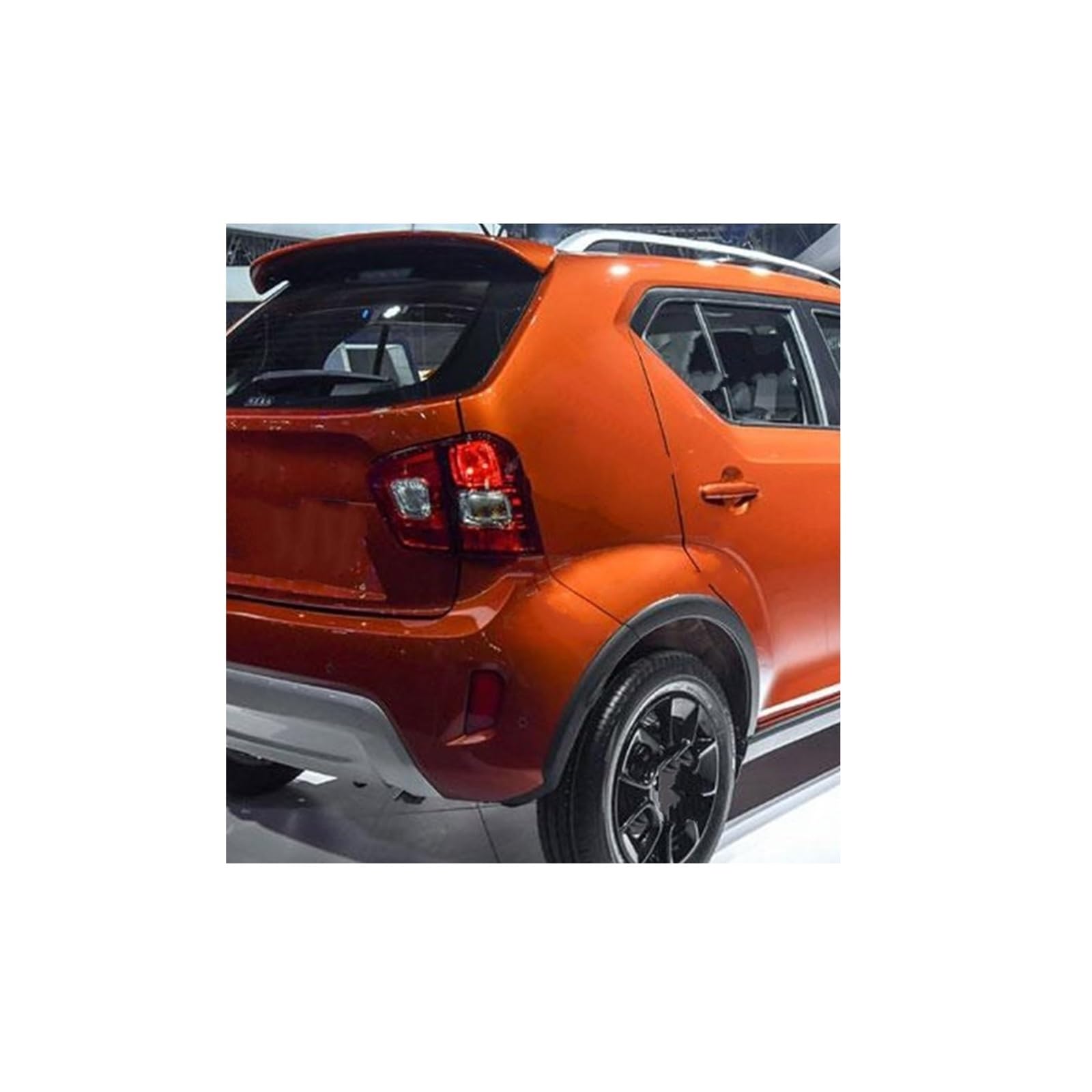 OTBEHUWJ Für Suzuki Für Ignis Spoiler 2017 2018 2019 2020 2021 Auto Hinten Stamm Spoiler Lippe Flügel Schwanz Flügel Dekoration Auto Heckspoiler(Orange) von OTBEHUWJ