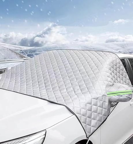 Frontscheibenabdeckung Auto für Skoda Enyaq Citigo Roomster Fabia Scala Rapid Felicia, Windschutzscheibe Abdeckung Winter Sonnenschutz Auto Frontscheibe für Schutz vor Schnee Frost von OTCPP