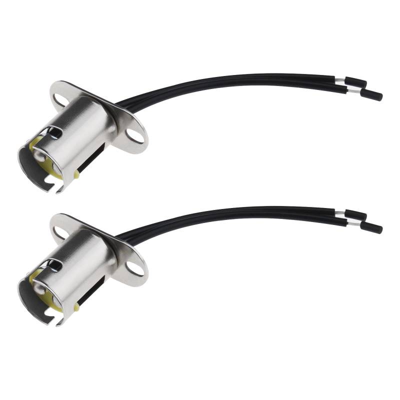 OTOTEC 2 Stück BAY15D 1157 Lampenfassung Adapter LED Glühbirne Fassung Halter Kabelbaum Fassungen Zubehör für Blinker Bremslicht Rücklicht 12–24V 10cm von OTOTEC