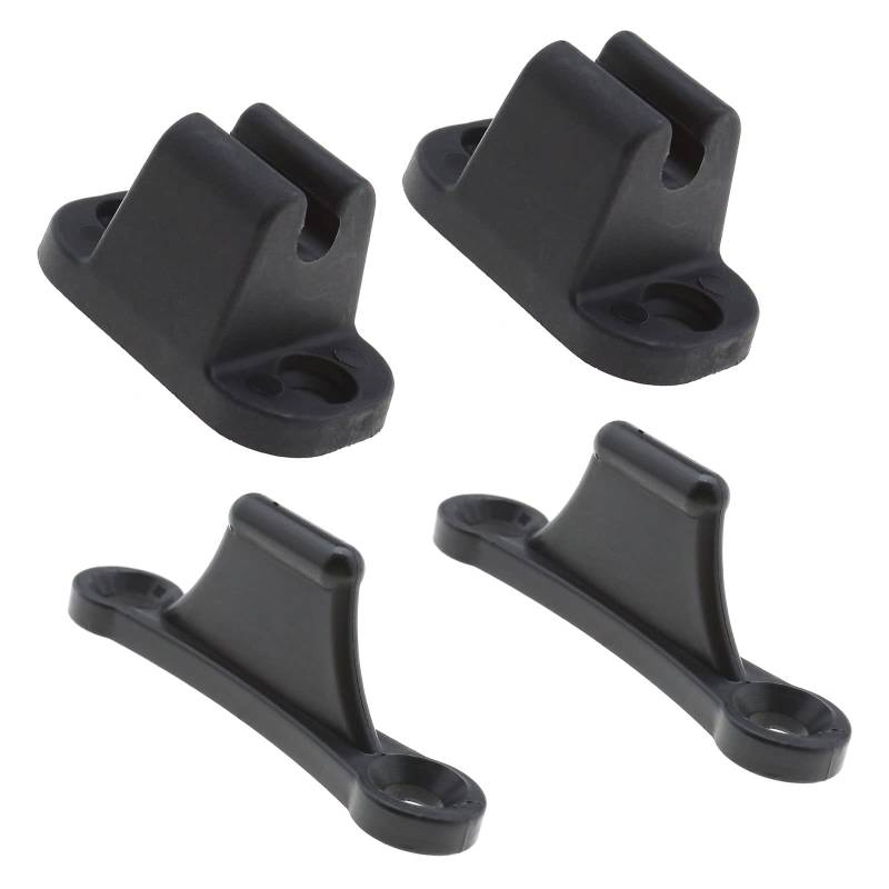 2 x Türhalter-Set, T-Form, Türstopper, Halter-Set, schwarzer Kunststoff, für Wohnmobil, Wohnmobil, Wohnwagen, Wohnmobil von OTOTEC