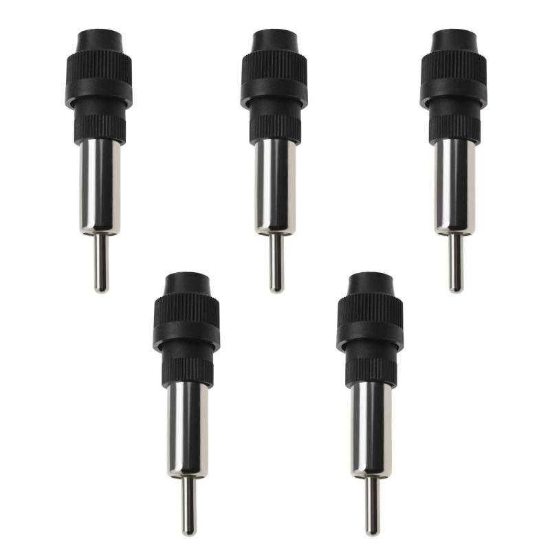 5 STÜCKE DIN Stecker Standard Auto Stereo Radio Antenne Antenne Stecker Koaxial DIN Stecker Schraubbarer Stecker zum Anschließen von RG58 RG174 Kabel Löten erforderlich von OTOTEC