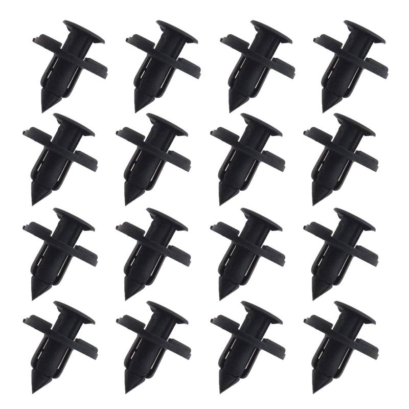 50Pcs Auto Stoßstange Kotflügel Halteklammern 0155309321 Nylon schwarz Push Typ Nietbefestigungen Kompatibel mit Nissan 350Z Almera Pathfinder Primera von OTOTEC