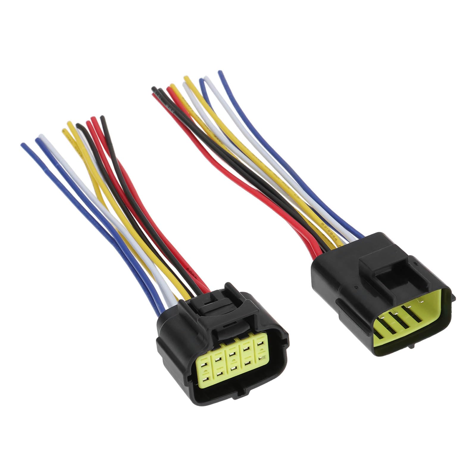 OTOTEC 1 Paar 10-poliger Wasserdichter Elektrischer Autostecker Abgedichteter Stecker Und Buchse Kabel 300 V 18 AWG für Elektronische Autoausrüstung von OTOTEC